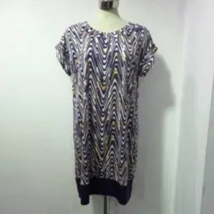 美品 アイシービー iCB 総柄ワンピース/ドレス