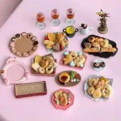 大量　ミニチュアフード まとめ売り 焼き立てパン スイーツ 樹脂粘土