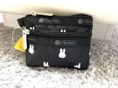 レスポートサック　ミッフィー　2段コインケース　ポーチ