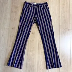 美品　70s Lee FASTBACKS ストライプ フレアパンツのサムネイル