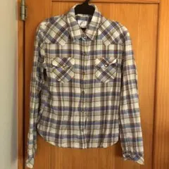 レディース　チェックシャツ ネルシャツ