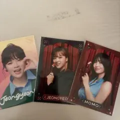 TWICEファミマクリスマスブロマイド ファミマブロマイドジョンヨン モモセット