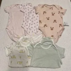 ユニクロベビー ボディスーツ70 5点セット売り