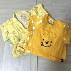 BABYDOLL プーさんロンパース　2枚セット