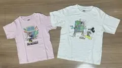 ユニクロ　ディズニー　ミッキー　ミニー　Tシャツ 2枚セット