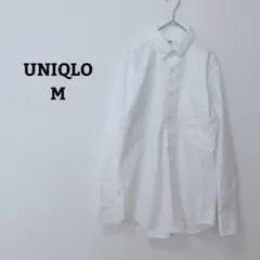 ユニクロ　ワイシャツ　スリムフィット　スーパーノンアイロン　ポケット　綿100M