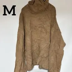 1点のみ✨ a new day 【M】 ブラウン タートルネック セーター 冬