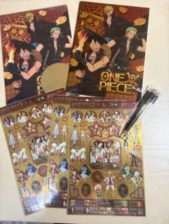 ONE PIECE 映画ゴールド ノート・シール・シャープペンセット