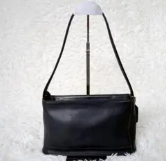 美品✨オールドコーチ ワンショルダーバッグ ブラック レザー 9071