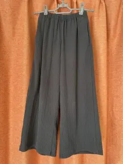 GU リブプルオンワイドパンツ　130 ※リボンなし