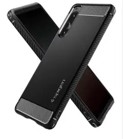 Spigen Xperia 5 IV Rugged Armor ケース　ブラックのサムネイル