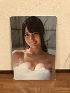 ブリキ看板 アイドル