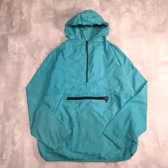 80s USA製 Woolrich ナイロンアノラックパーカー XL