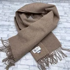 Johnstons of Elgin 100%カシミヤ ベージュ マフラー