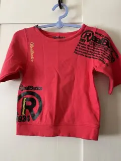 リアルビーボイス　RealBvoice 半袖ロゴTシャツ　レッド　110のサムネイル