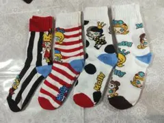 新品モリーキャラクターソックス靴下4足セット