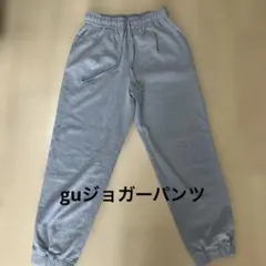 GUグレー ジョガーパンツパンツ ゴムウエスト Ｌ