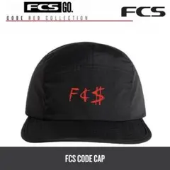 【新品】FCS Code Red 5 Panel Cap ナイロン キャップ