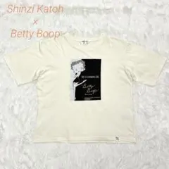 訳あり 限定 シンジカトウ ベティブープ コラボ Tシャツ 半袖 Mサイズ 白のサムネイル