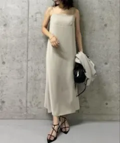 milaowen バスト切り替えナローキャミワンピース　0サイズ