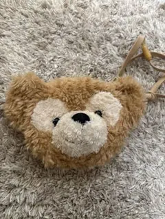 ダッフィー クマの顔型ポーチ