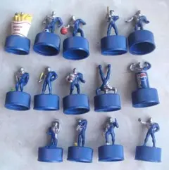ペプシマン　ペプシボトルキャップ　フィギュア　14個セット