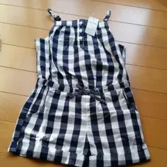 新品 タグ付 GAP ギンガムチェック ワンピース サロペット 90 セラフ好き