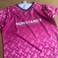 Momotaro's ピンクチェック長袖シャツ