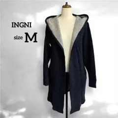 INGNI イング コーディガン　カーディガン　羽織り　フード　フロントオープン