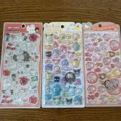 うるちゅるシールセットボンボンドロップシール３枚セット