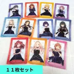 セブンイレブン学園アイドルマスター クリアカード１１枚セット