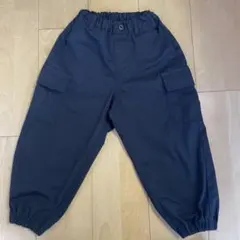 GU ワイドカーゴジョガーパンツ110黒