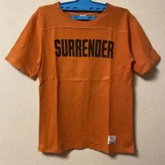 Champion Surrender バータグTシャツ Mサイズ オレンジ