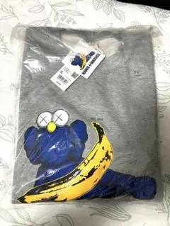 最安XL☆新品未使用☆ ユニクロ kaws カウズ＋ウォーホル スウェットシャツ