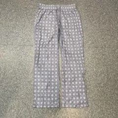 ① SONOMA イージーパンツ パジャマパンツ 総柄 グレー系 S