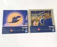 一番くじ ディズニー アラジン 美女と野獣 E賞 ミニキャンバスボード