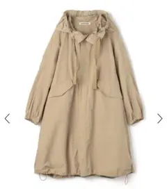 MACPHEE ポリステルコットンメモリークロス モッズコート