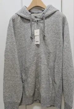 UNIQLO 　ユニクロ　スウェット　フルジップパーカー　 グレー