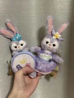 ステラルー　2024夏　ぬいぐるみキーホルダー と　小物入りポーチ　2点セット