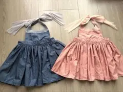 MARLMARLお食事エプロン ドレスエプロン　2枚セット　80-90