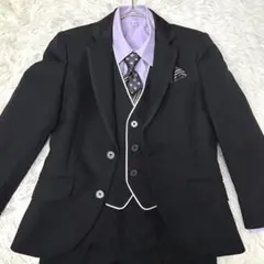 【美品】ワンダーファクトリー　120フォーマルスーツ5点セット　3ピース　卒服