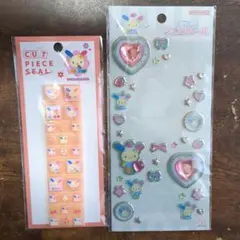 ウサハナ　タイルシール　キラキラジュエルシール