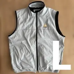 le coq sportif ゴルフベスト ノースリーブジャケット グレー