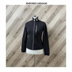 ARMANI アルマーニ ハイネック ロゴ ジップアップ トラックジャケット
