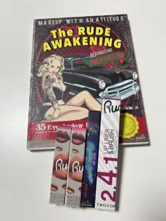 メイクアップセット　アイシャドウパレット　リップ　グロス　リップライナー