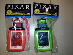ピクサー フィギュアカードホルダー 2個セットPixar一番くじＧ賞