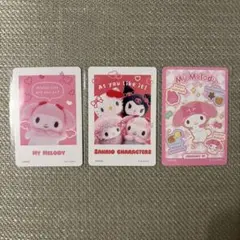【匿名発送】サンリオコレクターズカードプラス　マイメロディ３点のサムネイル