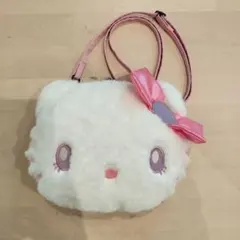 USJ　ハローキティちゃん　ショルダーバッグ　ふわふわ