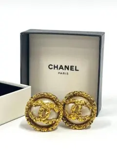 CHANEL ココマーク クリア ラウンド イヤリング - メルカリ