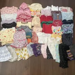 古着】ブランド含 女の子 まとめ売り 30着 保育園着 ベビー服 80〜90